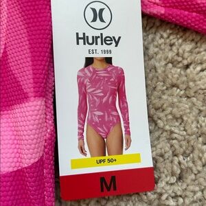 Hurley Long Sleeve Swimsuit. M